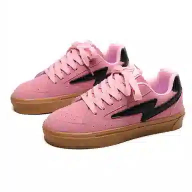 OAOQ Suede Low Top Sneakers Dusty Pink