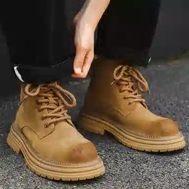 Weishimibang Martin Boots Yellow