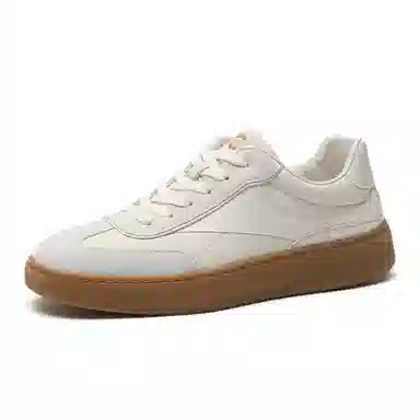 C.BANNER Classic Low-Top Sneakers White