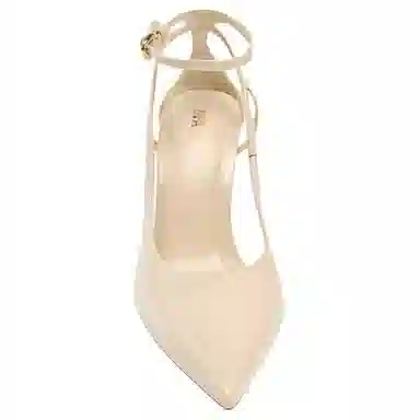 ZARA PU Elegant Stiletto 10cm White
