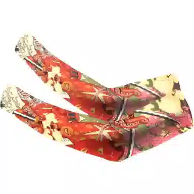 白卷 冰丝防紫外线山海经宽松大码袖套冰袖 防晒袖 男款