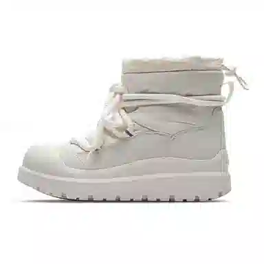Mule Donkey Snow Boots White