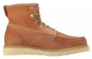 CAT Durable High-Top Outdoor Boots Brown Yellow