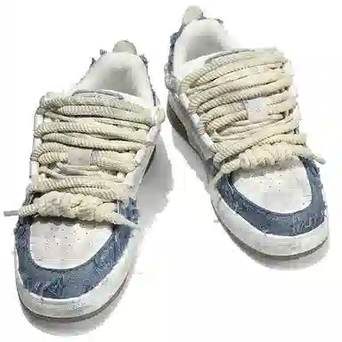 SK.TRIP Burgundy Low Sneakers