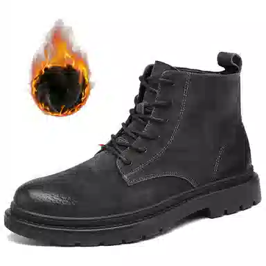 百伦韩 英伦风潮流 短筒 马丁靴 男款