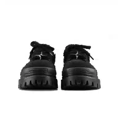 HANQIAORIJI Black Blood Series Derby Shoes