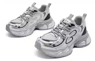 EBLAN Low Top Sneakers Silver