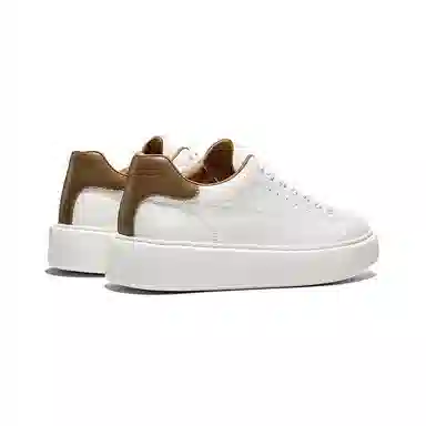 Hautton White Brown Sneakers