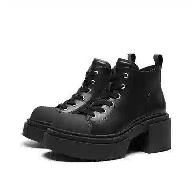 CHERYKALLY Thick Sole Ankle Boots 7.5cm