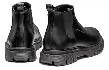 LEAVELAND Maple Chelsea Boots Black