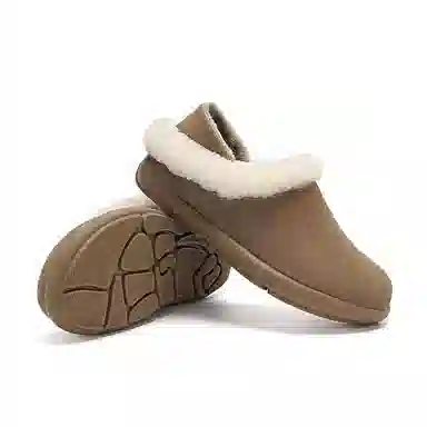 EBLAN Classic Slip-On Ankle Shoes Brown