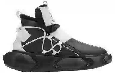 NORVINCY Snow Boots Black White