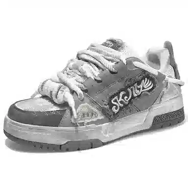 SK.TRIP Burgundy Low Sneakers