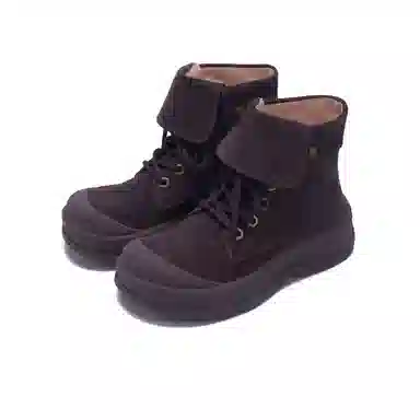 MASOOMAKE Cute Design Series Suede Martin Boots Women