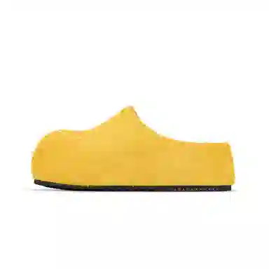 SMILEY Yellow Clog Mule