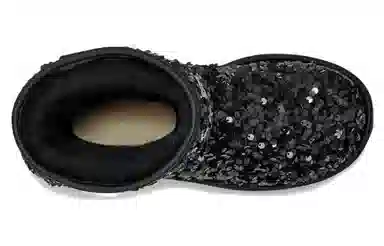 UGG Classic Short Sequin Black