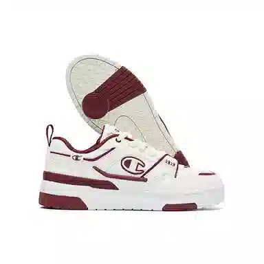 Champion Trainer Skate V1 Milk White/Student Red