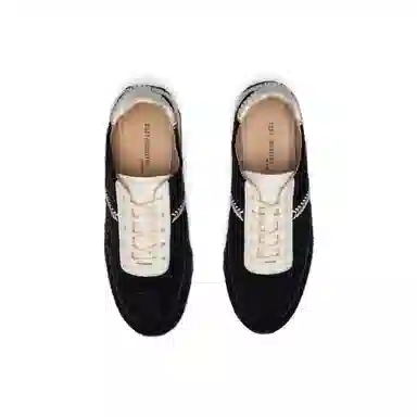 Foot Industry Mid-Top Retro Running Shoes Charcoal Grey