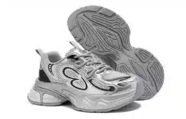 EBLAN Low Top Sneakers Silver