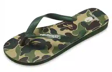 Havaianas x Bape Top Green