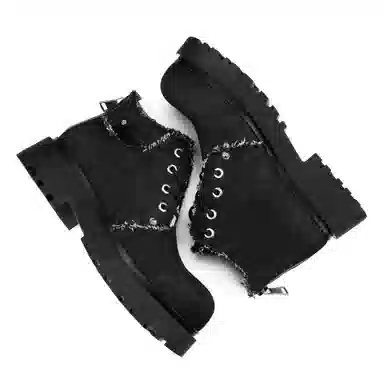 HANQIAORIJI Rebirth Series Black Martin Boots