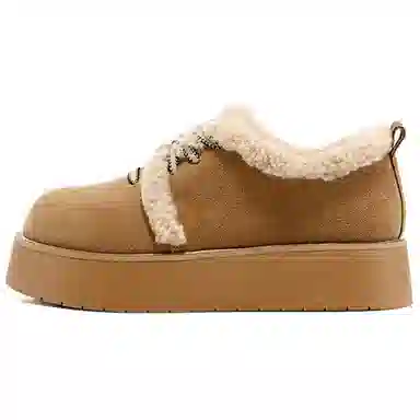 DAPHNE Suede Ankle Snow Boots