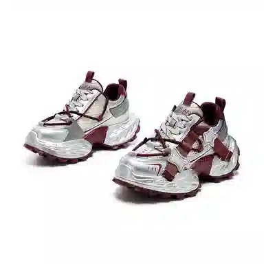 EBLAN Classic Retro Dad Shoes Red