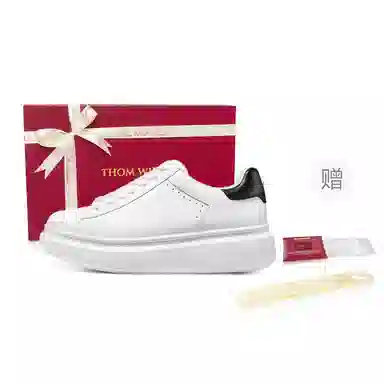 Thom Wills White Platform Sneakers