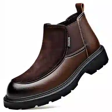 罗蒙 英伦复古 轻便简约 短筒 切尔西靴 男款