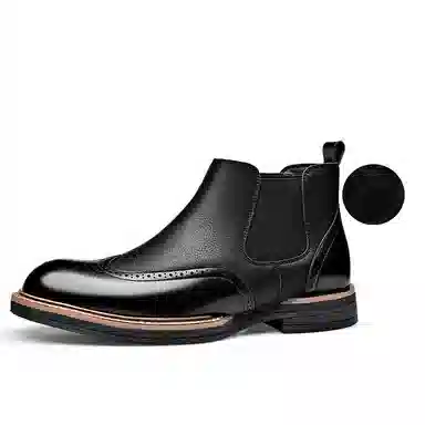 XIAOTOULANG Chelsea Boots Black