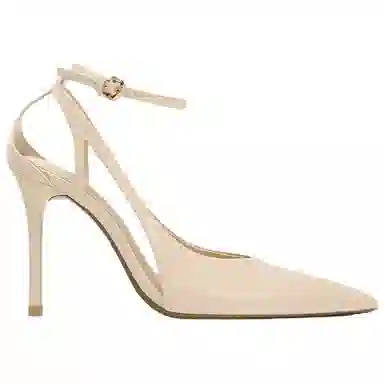 ZARA PU Elegant Stiletto 10cm White