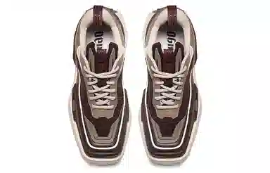 OGR 5cm Platform Sneakers Gravel Brown