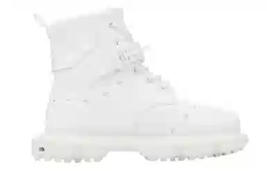 NORVINCY High-Top Platform Martin Boots White