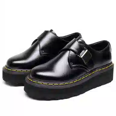 VFTS Low Top Casual Leather Sneakers Black