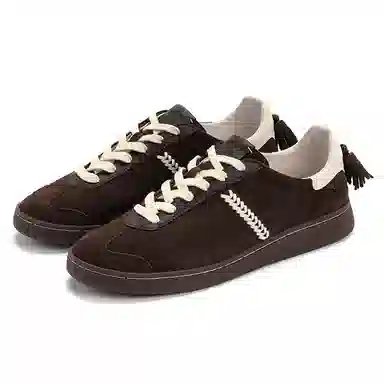 Foot Industry Retro Trainer Dark Brown