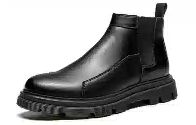 LEAVELAND Maple Chelsea Boots Black