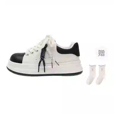 乐乐鱼 运动休闲厚底日常舒适百搭潮流 包裹性耐磨 低帮 板鞋 女