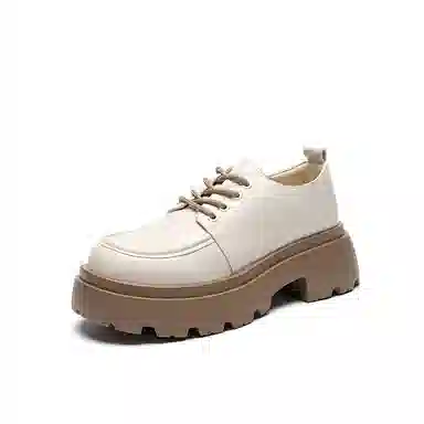 ZHR Thick Sole Leather Casual Shoes