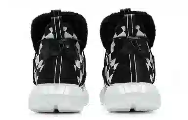 NORVINCY Chessboard Platform Snow Boots Black