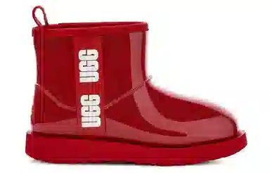 UGG Classic Clear Mini Samba Red