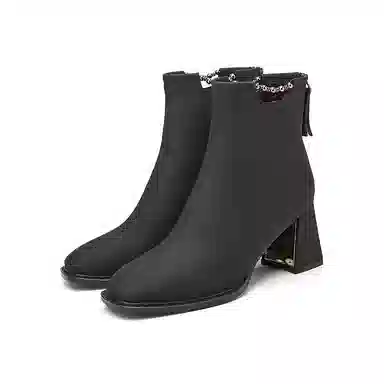 Daphne PU Ankle Boots