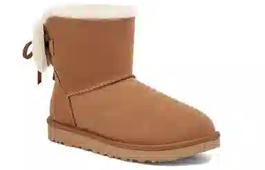 UGG Classic Double Bow Mini Chestnut