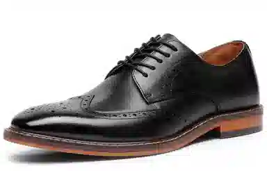 Desai Brogue Oxford Black