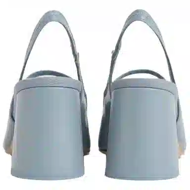 CHARLES&KEITH Chunky Heel Pumps Cream Black