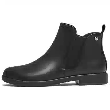 他她 休闲时尚潮流简约气质 切尔西靴 女款 米白