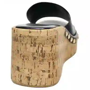 ZARA Slip-On Sandals Black