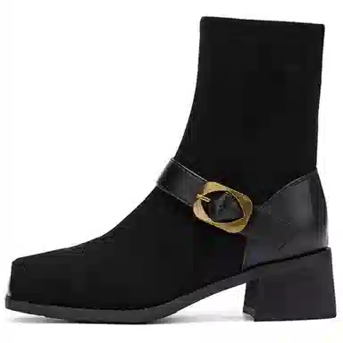 DAPHNE Short Boots Black