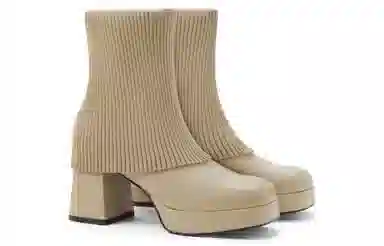 CHARLES&KEITH Detachable Sock Boot