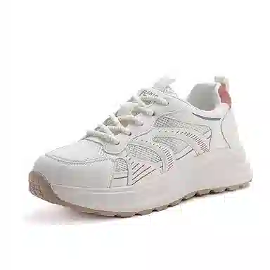 POOQ Low Top Thick Sole Sneakers