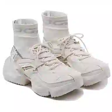 OGR MECHA Couture Tactical Boots Beige